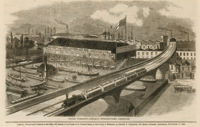 Cantiere di costruzione di barche di salvataggio dei signori Forrestt, Limehouse da English School