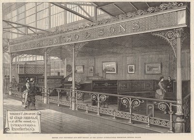 Esposizione di John Brinsmead e Figli alla London International Exhibition, Crystal Palace da English School