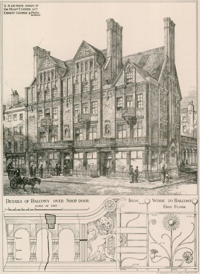 Messrs T Goode & Co., 17, 18 & 19 South Audley Street, Londra da English School