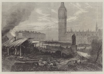 Lavori della Metropolitana di Westminster da English School