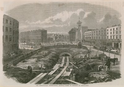Lavori della Metropolitana a Kings Cross da English School