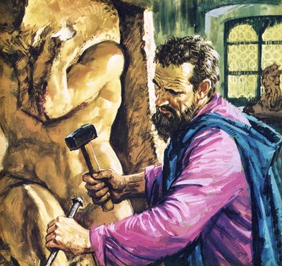 Michelangelo al lavoro da English School