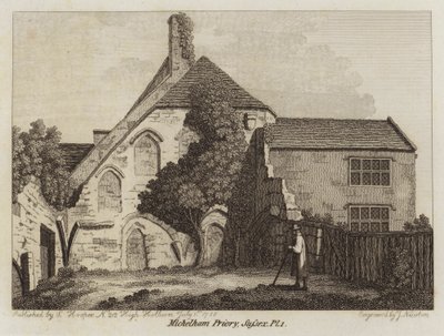 Michelham Priory, Sussex, 1785 da English School