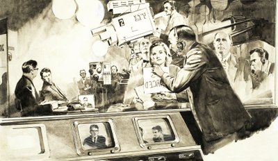 Mick Johnson, giornalista televisivo da English School