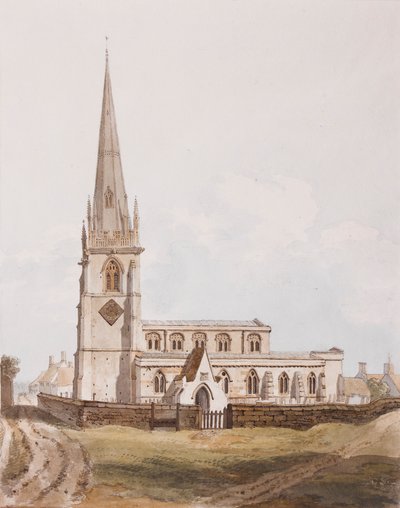 Middleton Cheney, vista sud della chiesa da English School