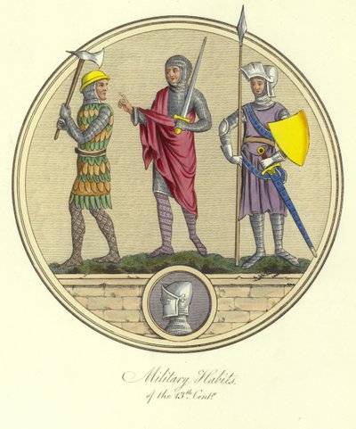 Abiti militari del XIII secolo da English School