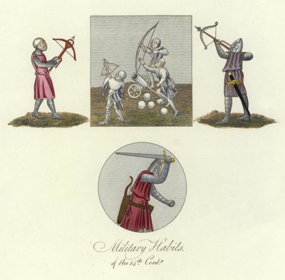 Abiti militari del XIV secolo da English School