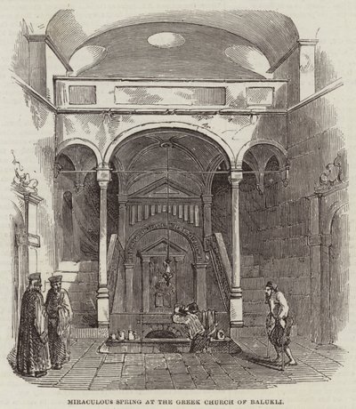 Sorgente miracolosa presso la chiesa greca di Balukli da English School