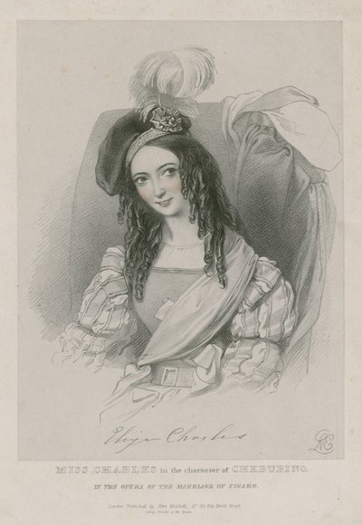 Miss Charles nel ruolo di Cherubino nell