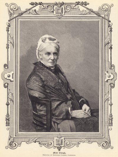 Miss Clough, Preside del Newnham College, Cambridge (incisione) da English School