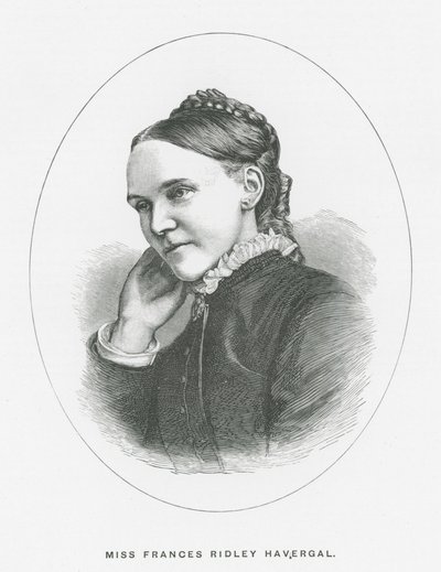 Miss Frances Ridley Havergal (litografia) da English School