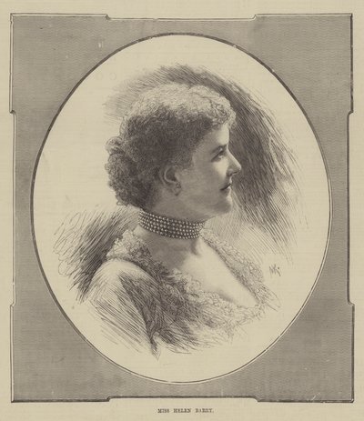 Miss Helen Barry da English School
