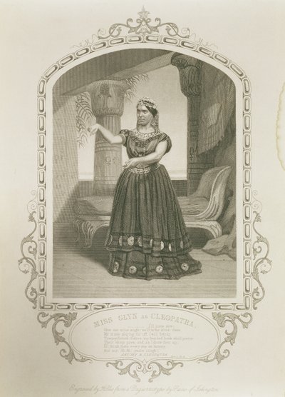 Miss Laura Addison come Imogene, in Cimbelino di William Shakespeare (1564-1616) da English School