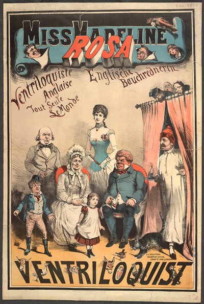 Miss Madeline Rosa, ventriloqua da English School