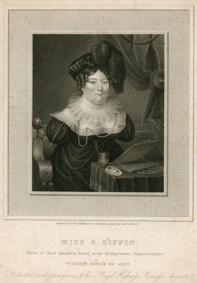 Miss Sarah Biffin, artista da English School