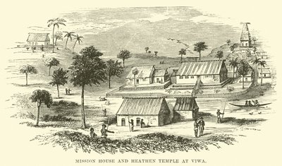 Casa Missionaria e Tempio Pagano a Viwa da English School
