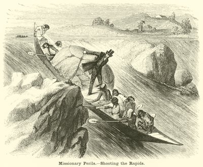 Pericoli missionari, attraversamento delle rapide da English School