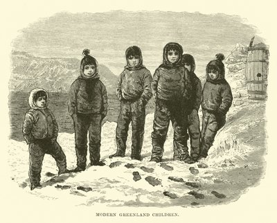 Bambini della Groenlandia moderna da English School