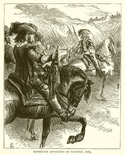 Monmouth avanza su Taunton, 1685 da English School