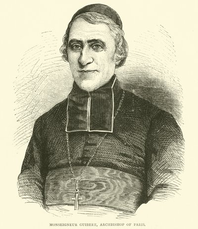 Monsignor Guibert, Arcivescovo di Parigi, maggio 1871 da English School