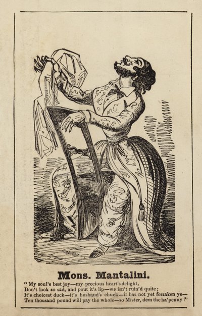 Monsieur Mantalini da Nicholas Nickleby da English School