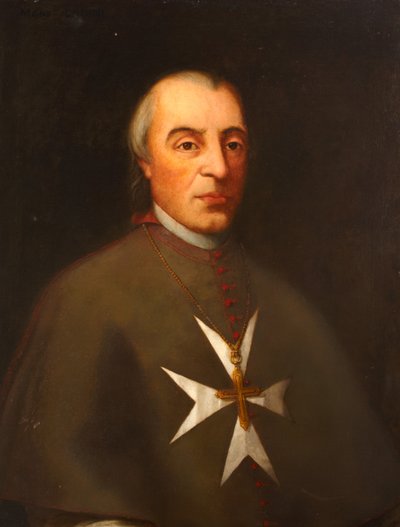 Monsignor Vincenzo Labini, Vescovo di Malta, 1798 da English School