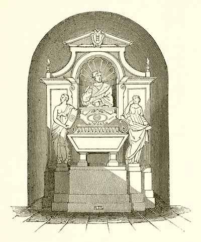 Monumento di Galileo nella Chiesa di Santa Croce a Firenze da English School
