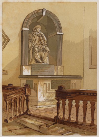 Monumento di Lord Bacon, nella Chiesa di San Michele; vicino a St Albans da English School