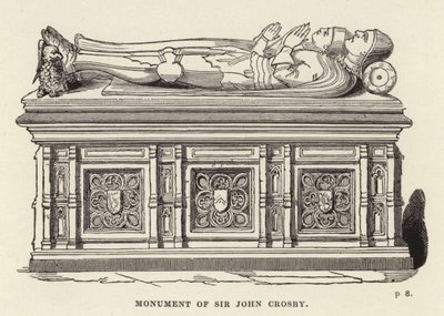 Monumento di Sir John Crosby da English School