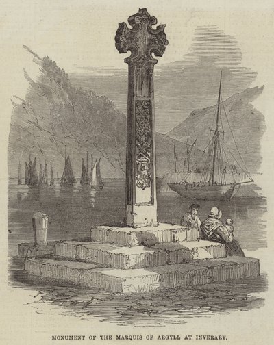 Monumento del Marchese di Argyll a Inverary da English School