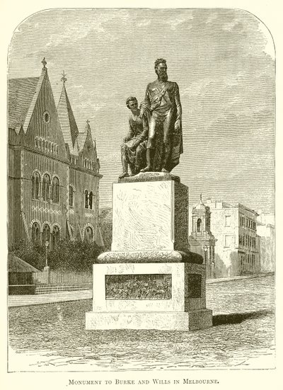 Monumento a Burke e Wills a Melbourne da English School
