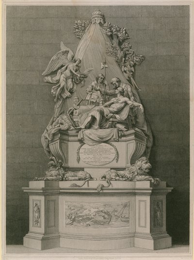 Monumento al Maggior Generale James Wolfe da English School