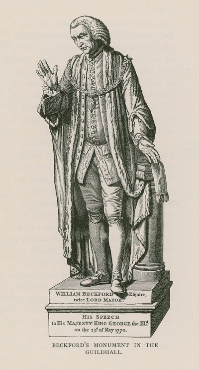 Monumento a William Beckford da English School
