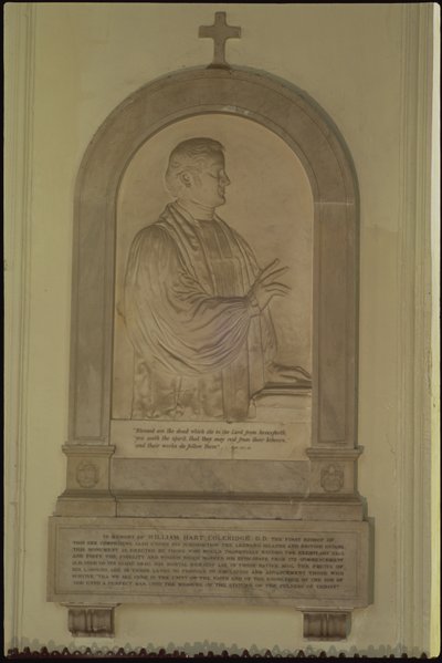 Monumento a William Hart Coleridge da English School