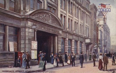 Stazione di Moorgate Street, Londra da English School