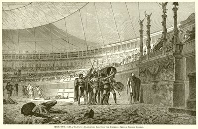 Morituri Salutamus.--Gladiatori che salutano l