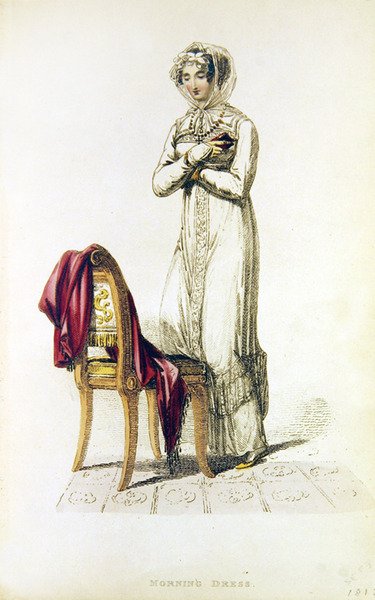 Abito da mattina, tavola di moda da Ackermann