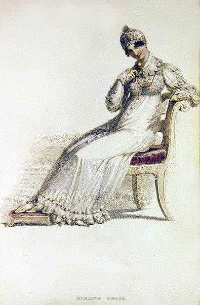 Abito da mattina, tavola di moda da Ackermann