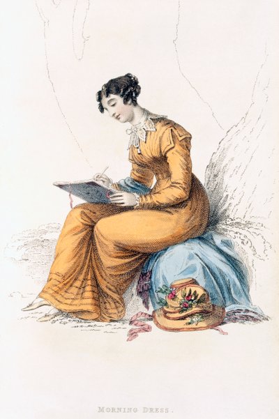 Abito da mattina, tavola di moda da Ackermann
