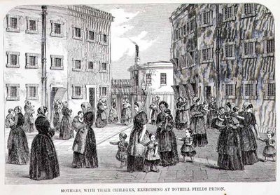 Madri con i loro Bambini che si Esercitano nella Prigione di Tothill Fields, da 