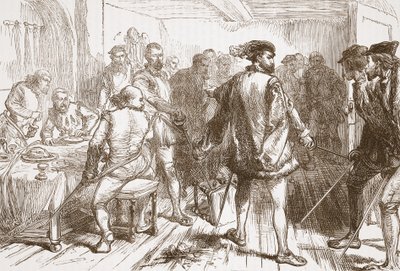 La banda di Mouchar che attacca i protestanti all