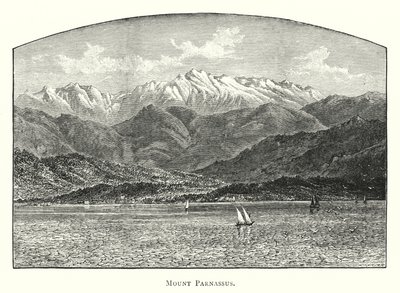 Monte Parnaso (incisione) da English School