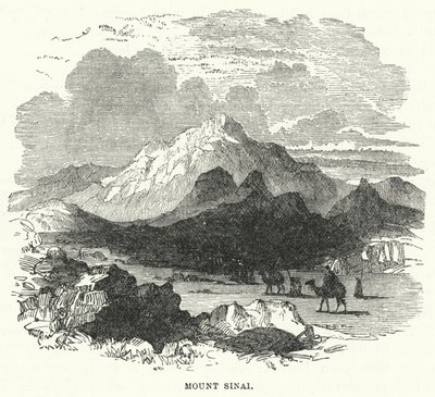 Monte Sinai (incisione) da English School