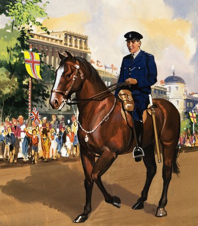 Poliziotto a cavallo da English School