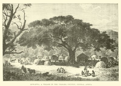 Mpwapwa, un villaggio nel Paese di Usagara, Africa Centrale da English School