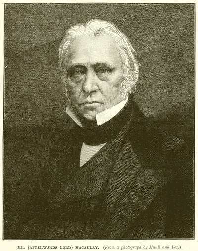Mr. (poi Lord) Macaulay da English School