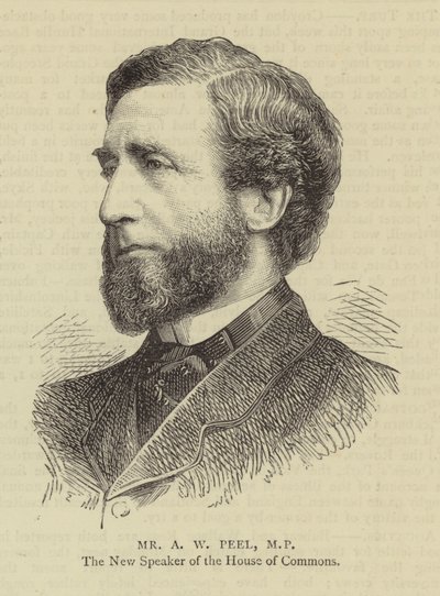 Mr A W Peel, MP da English School