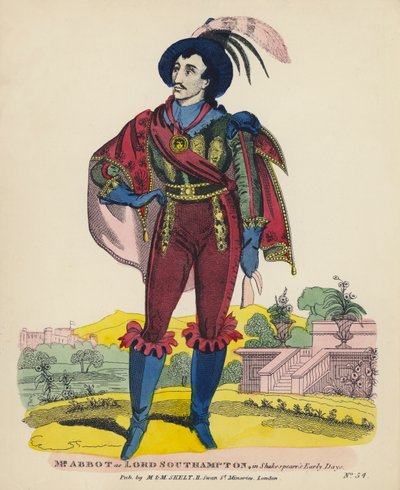 Mr Abbot come Lord Southampton, nei primi giorni di Shakespeare da English School