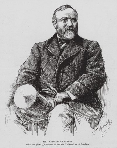 Andrew Carnegie (litografia) da English School