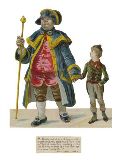 Mr Bumble e Oliver Twist da English School